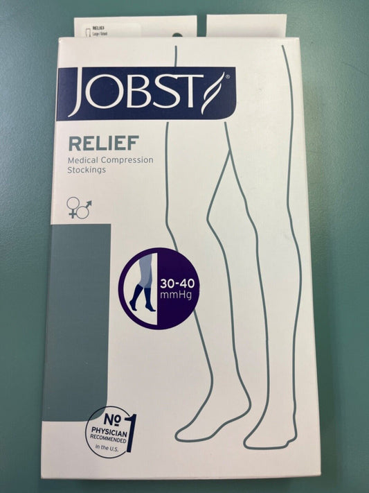 Jobst relief compression stockings 30–40 MMHG SIZE LARGE