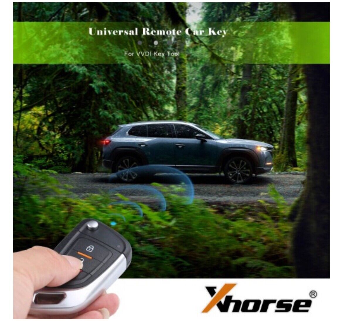 5x Xhorse XKKF02EN Universal Smart Remote Key FOB, Knife Style, 3 button