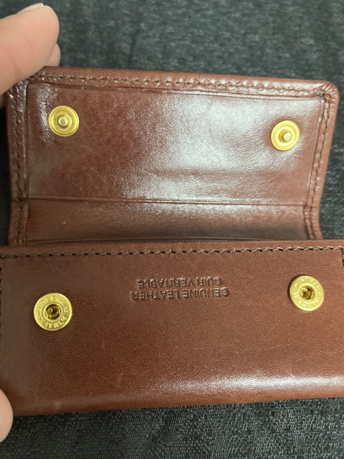 Fiocchi Italy genuine leather small key wallet