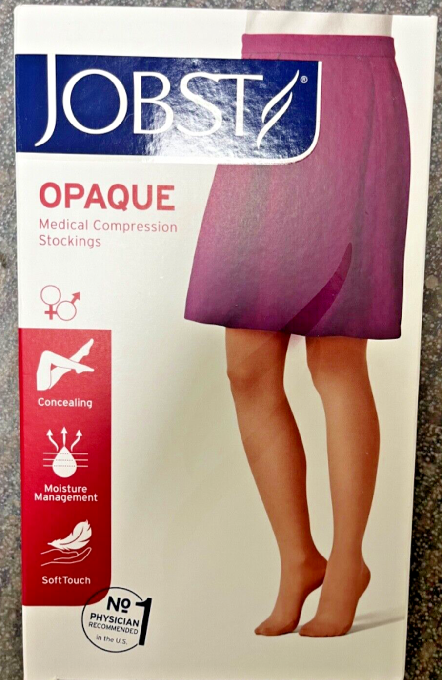 Sz xl Jobst Opaque medical compression stockings knee-high