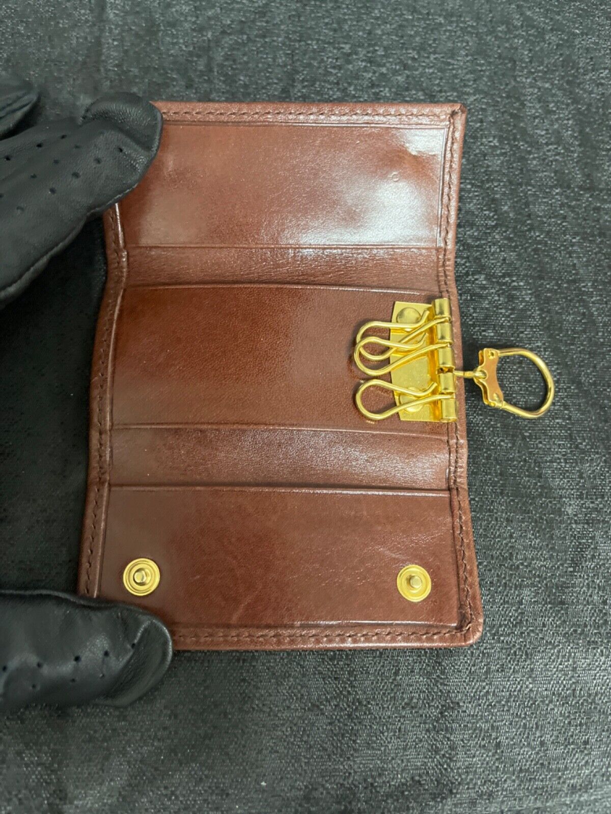 Fiocchi Italy genuine leather small key wallet