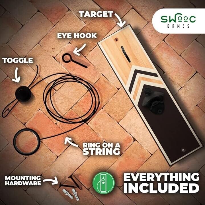 SWOOC outdoor ring Hook game with bottle opener