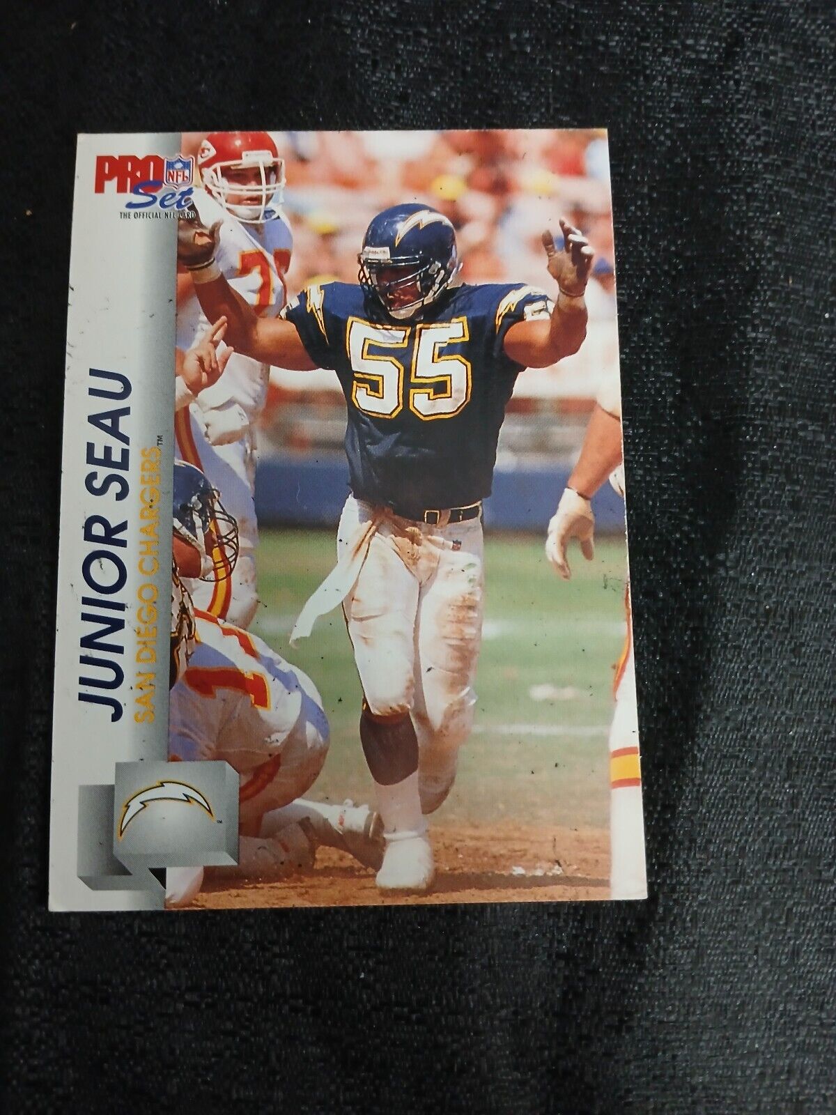 Junior Seau San Diego Chargers #55 Pro Set #643 Trading Card 