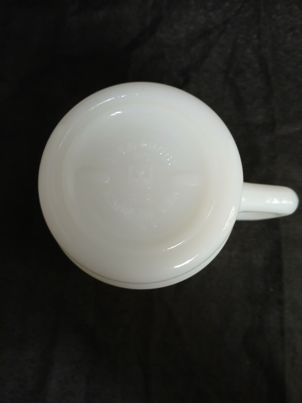 McDonald's "Good Morning" Milk Glass Coffee Cup