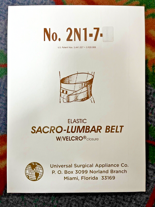 Sacral lumbar belt sz xxxl