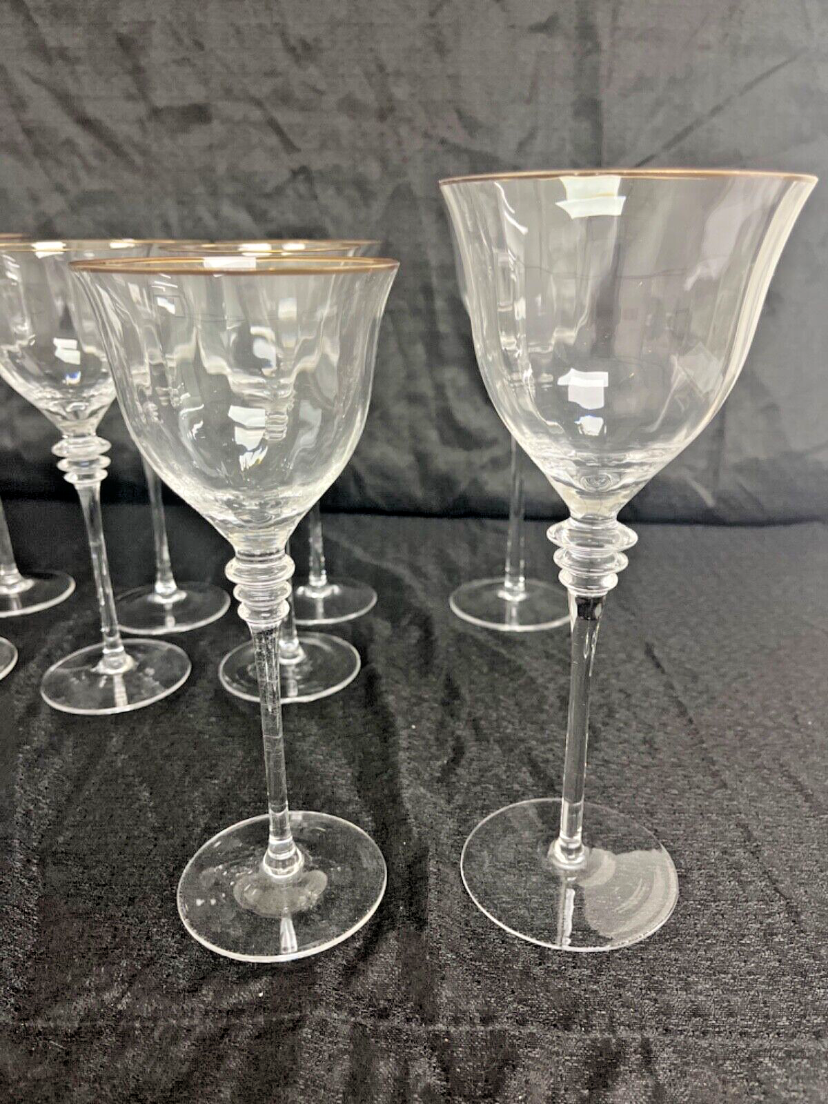 Mikasa Crystal “sophisticate” wine glasses